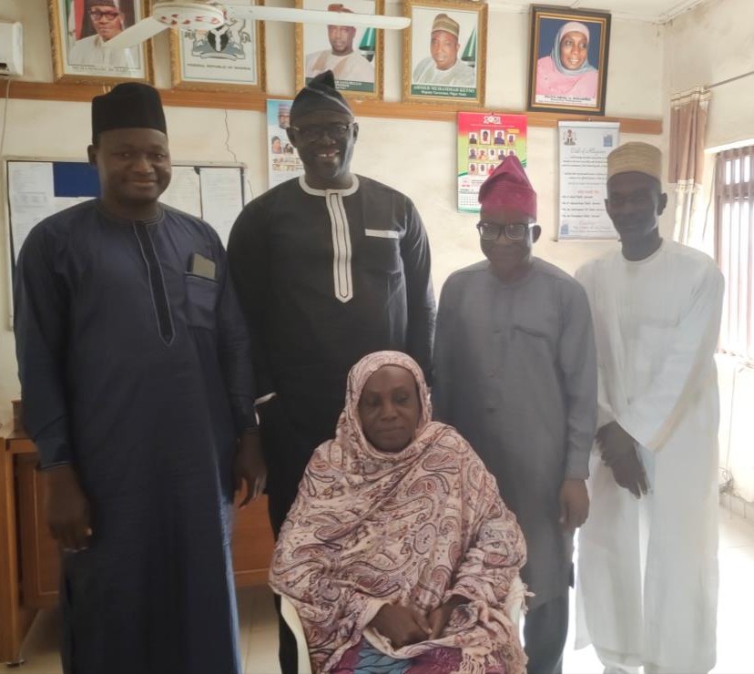 Executive Chairperson, Hajia Amina U. Mohammed and CL4STEM dissemination team