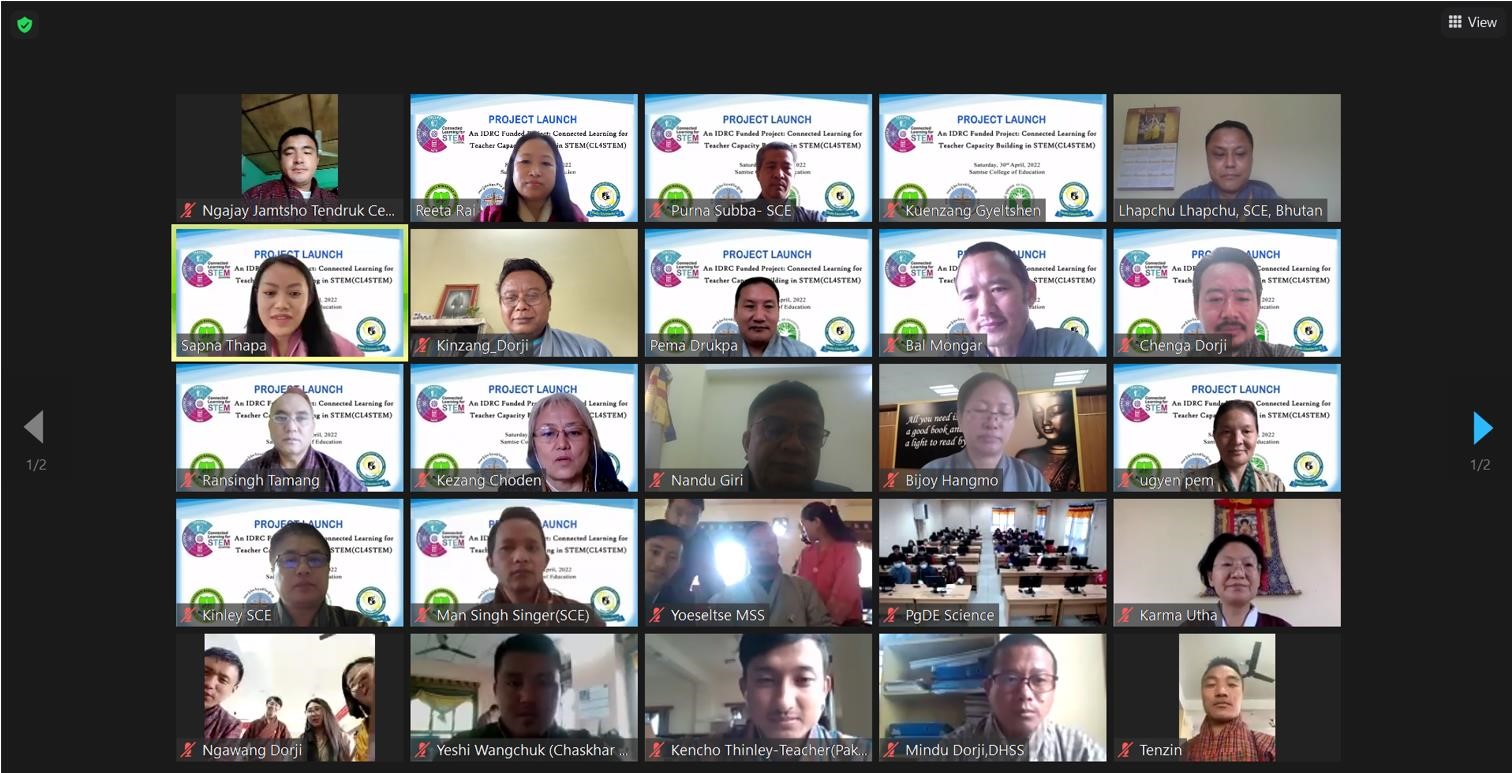 Read more about the article The Virtual Launch of CL4STEM OERs by CL4STEM Partners in Bhutan